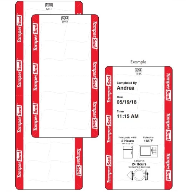 118676 - Tamper Evident Tamper Seal Matt85 Labels 56mm x 159mm