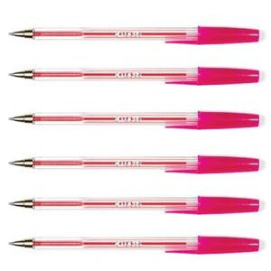 Ballpoint Pen Medium Tip Pink (Pack 50)